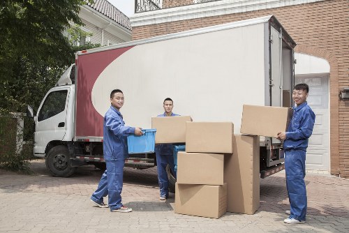 Accessible moving service website on a screen in Haringey