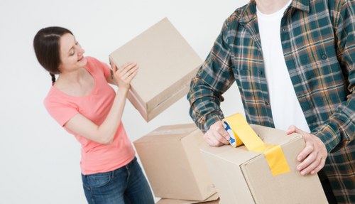 Flexible local removals service in Haringey with boxes and furniture