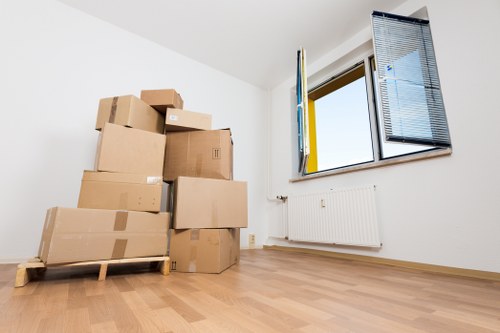 Student removals team helping with boxes and furniture in Haringey